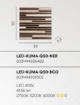 Immagine di Plafoniera Design Listelli Legno Kuma 50 cm Led 40w 2700k 4000k Fan Europe