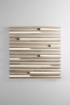 Immagine di Plafoniera Design Listelli Legno Kuma 50 cm Led 40w 2700k 4000k Fan Europe