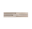 Immagine di Plafoniera Design Listelli Legno Rettangolare Kuma Led 24w 2700k 4000k Fan Europe