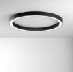Immagine di Plafoniera Grande Anello 120 cm Demos Led 120w CCT 3000k 6500k Fan Europe