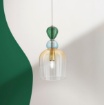 Immagine di Sospensione Oro Gaudì In Vetro Multicolor Fan Europe
