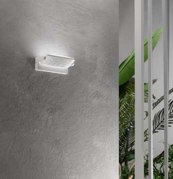Immagine di Applique Per Esterni Orientabile Bianco IP65 Led 25w 2700k-3200k Floyd Intec
