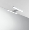 Immagine di Applique Led Bagno Fissaggio Su Specchio Cromo Cruise IP44 Intec Light
