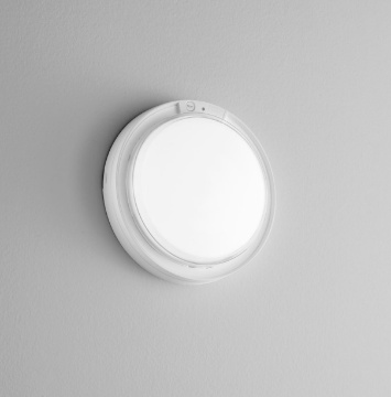 Immagine di Plafoniera Rotonda Led CCT 18w Con Batteria Luce Di Emergenza IP44 Edison Intec
