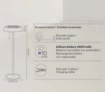 Immagine di Piantana Led Da Giardino Solare Ricaricabile 3000k IP54 Jin Intec Light