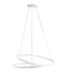 Immagine di Sospensione Moderna Led Bianca CCT 55w Dimmerabile Ritmo Perenz
