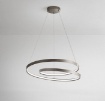 Immagine di Lampadario Moderno Led 70w CCT Dimmerabile Ritmo Grigio Perenz