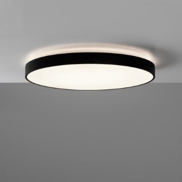 Immagine di Plafoniera Lisboa Nera Led 3000k - 4000k DALI Push 80 cm ACB