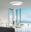 Immagine di Plafoniera Lisboa Bianca 80 cm Led 3000k - 4000k Dimmerabile DALI Push ACB