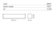 Immagine di Plafoniera Binario Led 24w CCT Bianco 60 cm 230v Next Intec Light