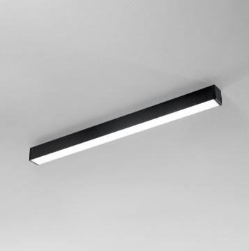 Immagine di Barra a Led 36w CCT Binario Modulare Nero 90 cm Per Soffitto Next Intec Light