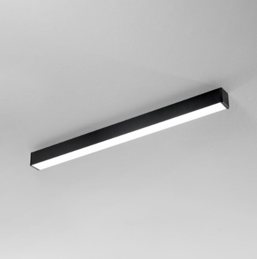 Immagine di Barra a Led 36w CCT Binario Modulare Nero 90 cm Per Soffitto Next Intec Light