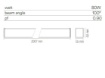 Immagine di Lampada A Binario Led CCT 80w Bianco 200 cm Next Intec Light