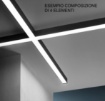 Immagine di Giunzione Angolare Led 8w Nero Per Binario Next Intec Light