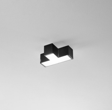 Immagine di Giunzione a T Led 10w Per Sistema a Binario Next Nero Intec Light