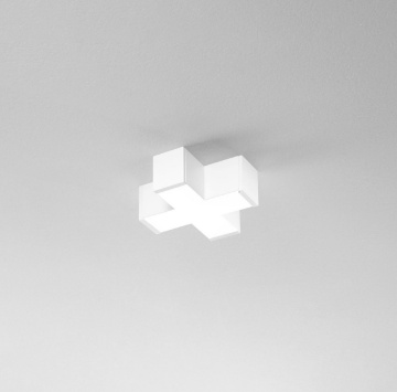 Immagine di Giunzione a Croce Bianco Led 10w Per Lampada Modulare Next Intec Light