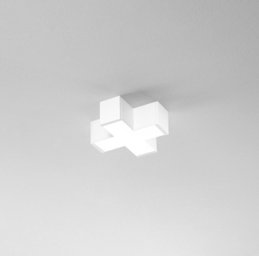 Immagine di Giunzione a Croce Bianco Led 10w Per Lampada Modulare Next Intec Light