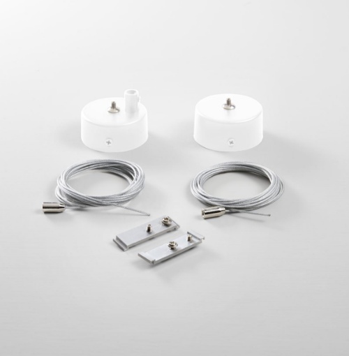 Immagine di Kit Sospensione Bianco Per Barra Led Next Intec Light