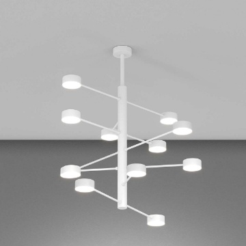 Immagine di Lampadario Octopus 12 Luci Orientabili Gx53 Per Soggiorno Moderno Top Light