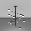 Immagine di Lampadario Octopus 12 Luci Orientabili Gx53 Per Soggiorno Moderno Top Light