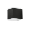Immagine di Applique Da Esterno IP65 Cubo Led CCT Biemissione Antracite Gea