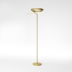 Immagine di Piantana Oro Moderna Led Push Dimmer 3000k Criseide Gea Luce