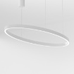 Immagine di Lampadario Bianco Ovale Led 100w 3000k Dimmerabile Criseide Gea