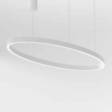 Immagine di Lampadario Bianco Ovale Led 100w 3000k Dimmerabile Criseide Gea