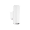 Immagine di Applique Cilindro Sfaccettato Bianco Luce Sopra Sotto GU10 Gea Led