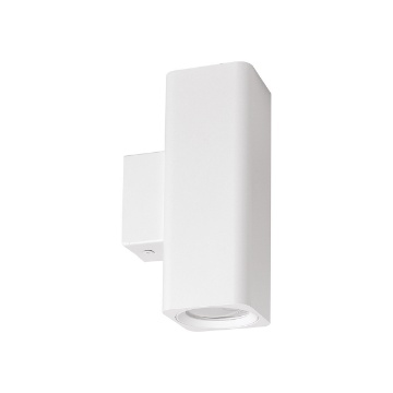 Immagine di Applique Biemissione Parallelepipedo Squadrato Bianco Gea Led