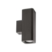 Immagine di Applique Parallelepipedo Nero Luce Biemissione GU10 Gea Led