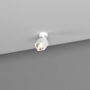 Immagine di Faretto Quadrato Orientabile Da Parete Soffitto Kibo Top Light