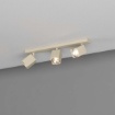 Immagine di Lampada Parete Soffitto 3 Luci Faretti Quadrati Orientabili Kibo Top Light