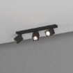 Immagine di Lampada Parete Soffitto 3 Luci Faretti Quadrati Orientabili Kibo Top Light