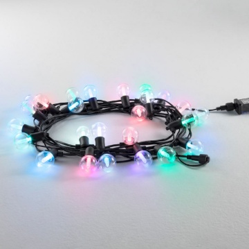 Immagine di Catena Luminosa Picnic Led RGB Da Esterno 730 cm IP44 Con Telecomando Intec