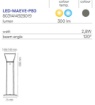 Immagine di Lampioncino Led Luce Solare Con Crepuscolare 57cm IP54 CCT Maeve Intec