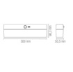 Immagine di Lampada Da Parete Led CCT Con Panello Solare e Sensore IP54 Gizah Intec