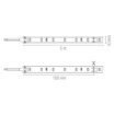 Immagine di Strip Led Smd Bobina 5 Mt 5W/mt 60Led/mt DC24V CRI90 Intec