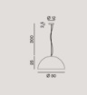 Immagine di Lampadario A Cupola Marrone Oro 50 cm Steel Perenz