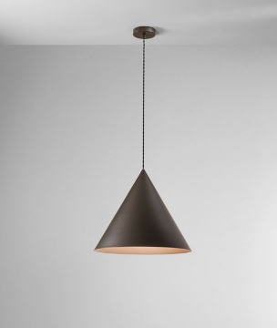 Immagine di Lampadario Da Tavolo Perenz Iconic Cono Metallo 50 cm