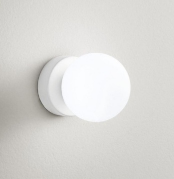 Immagine di Lampada Da Parete Soffitto Sfera Bianca 10cm 1xG9 Maga Perenz 8070 B