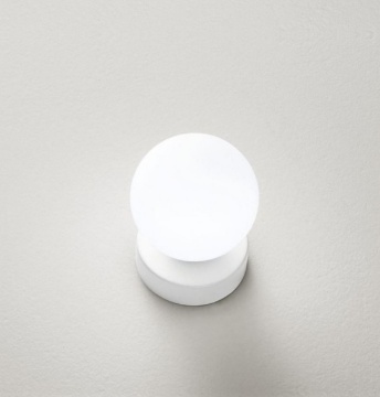 Immagine di Lampada Da Comodino Palla Vetro Bianco 15 cm Maga Perenz 8068 B