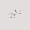 Immagine di Applique Elle Perenz Bianca Luce Led Orientabile CCT Perenz