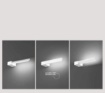 Immagine di Applique Nera Luce Led 14w Orientabile CCT Elle Perenz