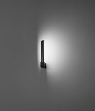 Immagine di Applique Nera Luce Led 14w Orientabile CCT Elle Perenz