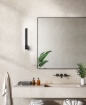 Immagine di Applique Nera Luce Led 14w Orientabile CCT Elle Perenz