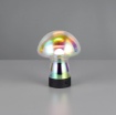 Immagine di Lampada Wireless Da Tavolo Vetro Iridescente Led Dimmerabile Dooley Trio