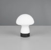 Immagine di Lampada Da Tavolo Senza Fili Vetro Bianco Dooley Trio
