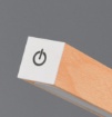 Immagine di Lampada Led Skip Da Scrivania Senza Fili Legno Chiaro Dimmerabile Trio
