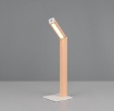 Immagine di Lampada Led Skip Da Scrivania Senza Fili Legno Chiaro Dimmerabile Trio